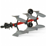 Plūgas ROLLY TOYS ROLLYSCRAPER apverčiamas