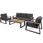 Lauko baldai RIMINI DARK GREY