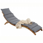 Medinis saulės gultas AKACIJA LUX su pagalvėle