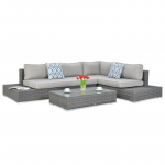 Lauko baldų komplektas VERENA DARK GREY