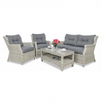 Pinti lauko baldai TRAVENTO 2 WHITE GREY