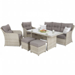 Lauko baldai BERGAMI DINING BEIGE MELANGE