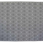 Terasos kilimas 160x230cm BLACK