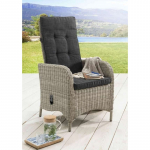 Lauko fotelis su reguliuojamu atlo&scaron;u ALMA VINTAGE WHITE 60x62x110