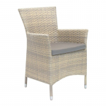 Lauko kėdė-fotelis WICKER BEIGE 61x58xH86cm