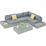 Lauko baldų komplektas VERENA STONE GREY