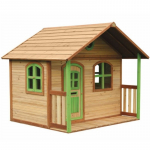 Medinis žaidimų namelis su terasa MILANO 202x191x180xcm