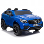 Elektromobilis MERCEDES GLC 63S, dvivietis, 4x4, 12V10Ah, su LCD ekranu, mėlynas lakuotas
