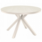 Apvalus stalas DAVOS CREMA 118x74cm