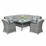Lauko baldai SAVANA  DARK GREY