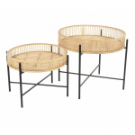 &Scaron;oniniai staliukai AIKO BEIGE, 2vnt