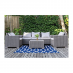 Terasos kilimas 120x180cm BLUE WHITE