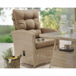 Fotelis su reguliuojamu atlo&scaron;u MIRANAS BEIGE NATURAL