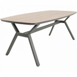 Ovalus lauko stalas ODENSE 200x100x75cm