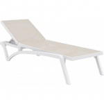Lauko gultas SIESTA PACIFIC balta/ruda