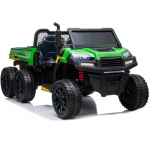 Dvivietis elektromobilis A730-2, 4x4, 24V, žalias