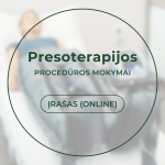 Presoterapijos procedūros mokymai kosmetologams (teorija ir praktika) ĮRA&Scaron;AS