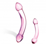 Dvigubas violetinės spalvos dildo Glas