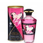 Afrodiziakas &scaron;ildantis aliejus aviečių jausmas 100 ml