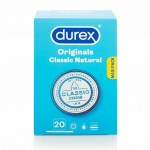 Durex - Classic Natural prezervatyvai 20 vnt