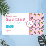 15 Eur vertės Dovanų kuponas