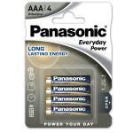 Baterijos Panasonic EVERYDAY LR03-4BP 1,5V