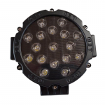 Žibintas LED 12/24V, 51W apvalus,juodas TR-7051