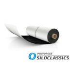 Kaupų plėvelė 12mx50m 200mkr juoda/balta SiloClassics