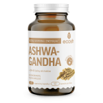 Ecosh A&scaron;vaganda (Ashwagandha) su KSM-66&reg; &scaron;aknų ekstraktu, 400 mg, 90 kapsulių