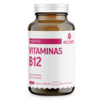 Ecosh Bioaktyvus vitaminas B12, 1200&micro;g, 90 kapsulių
