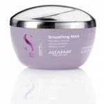 AlfaParf Milano Semi Di Lino Smoothing Low glotninanti kaukė &scaron;iurk&scaron;tiems, besipučiantiems plaukams, 200 ml.