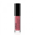 Grigi Matte Long Stay Liquid Lipstic Mini skysti matiniai lūpų dažai, Dark Nude Pink, No06, 2 ml.