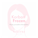 Korban Blond Frozen plaukų procedūra