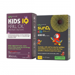 LYL Kids IQ Krill Oil ir vitamino D rinkinys vaikams