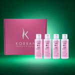 Korban K-Protein intensyvus atstatomasis ir drėkinamasis kelioninis rinkinys plaukams