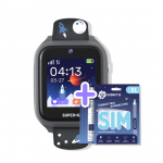 Herojaus rinkinys: Super-G Active Pro Pilkas laikrodis + SIM XL planas