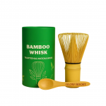 Glow Boost Matcha bambukinė plakimo &scaron;luotelė su &scaron;auk&scaron;teliu