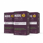 LYL Kids IQ Krill Oil maisto papildas, 3 mėn. kursas