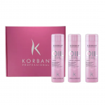 Korban Oil Premium rinkinys plaukų priežiūrai, 3x250 ml.