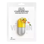Lebelage Capsule Vitamin Mask Pack lak&scaron;tinė veido kaukė, 28 ml.