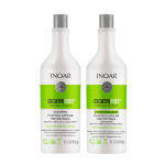 Inoar Cicatrifios Duo Kit plauko struktūrą atkuriantis priemonių rinkinys, 2&times;1000 ml.