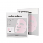 Cosrx Peptide Collagen Glow Hydrogel Mask hidrogelinės veido kaukės, 3 vnt.
