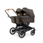 Emmaljunga Double Sento Outdoor Brown Tik lop&scaron;ių ir važiuoklės komplektas