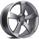 Ratlankis CARBONADO R19x8.5 5x112 ET 30 CB 66 (Anthracite Front Polished) (815 KG kg)