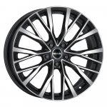 Ratlankis MAK Kent R20x8.5 5x120 ET 38 CB 72.6 (Black Mirror) (1050 kg)