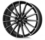 Ratlankis BROCK R21x9.5 5x112 ET 27 CB 66 (Black Front Polished)
