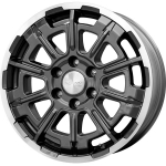 Ratlankis BROCK R17x7 5x120 ET 47 CB 65 (Himalaya Grey Front Polished)