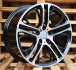 Ratlankis RACINGLINE B1600 R20x8.5 5x120 ET 38 CB 72.6 (Black Polished) (850 kg)