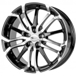 Ratlankis BROCK R19x8.5 5x114 ET 35 CB 72 (Glossy Black Fully Polished)