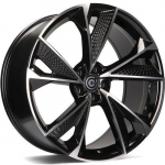 Ratlankis CARBONADO R19x8.5 5x112 ET 30 CB 66 (Black Front Polished) (700 KG kg)